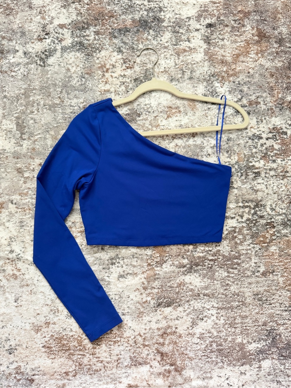 Susana Monaco One shoulder Crop top